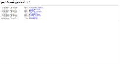Desktop Screenshot of profesor.gess.si