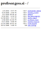Mobile Screenshot of profesor.gess.si