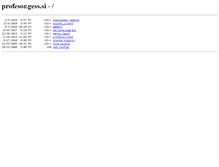 Tablet Screenshot of profesor.gess.si